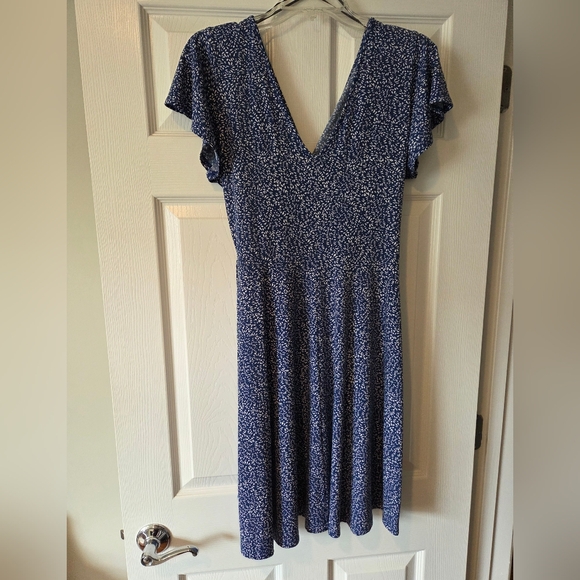 Kaileigh Navy Floral Mini Dress‎ - Picture 4 of 4